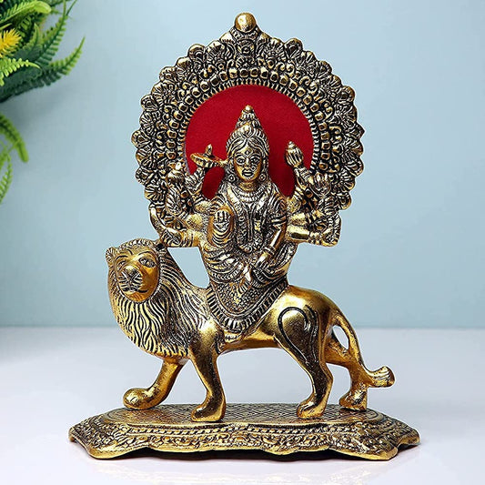 Aluminum Maa Durga Statue