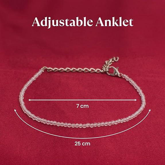Clear Quartz Anklet