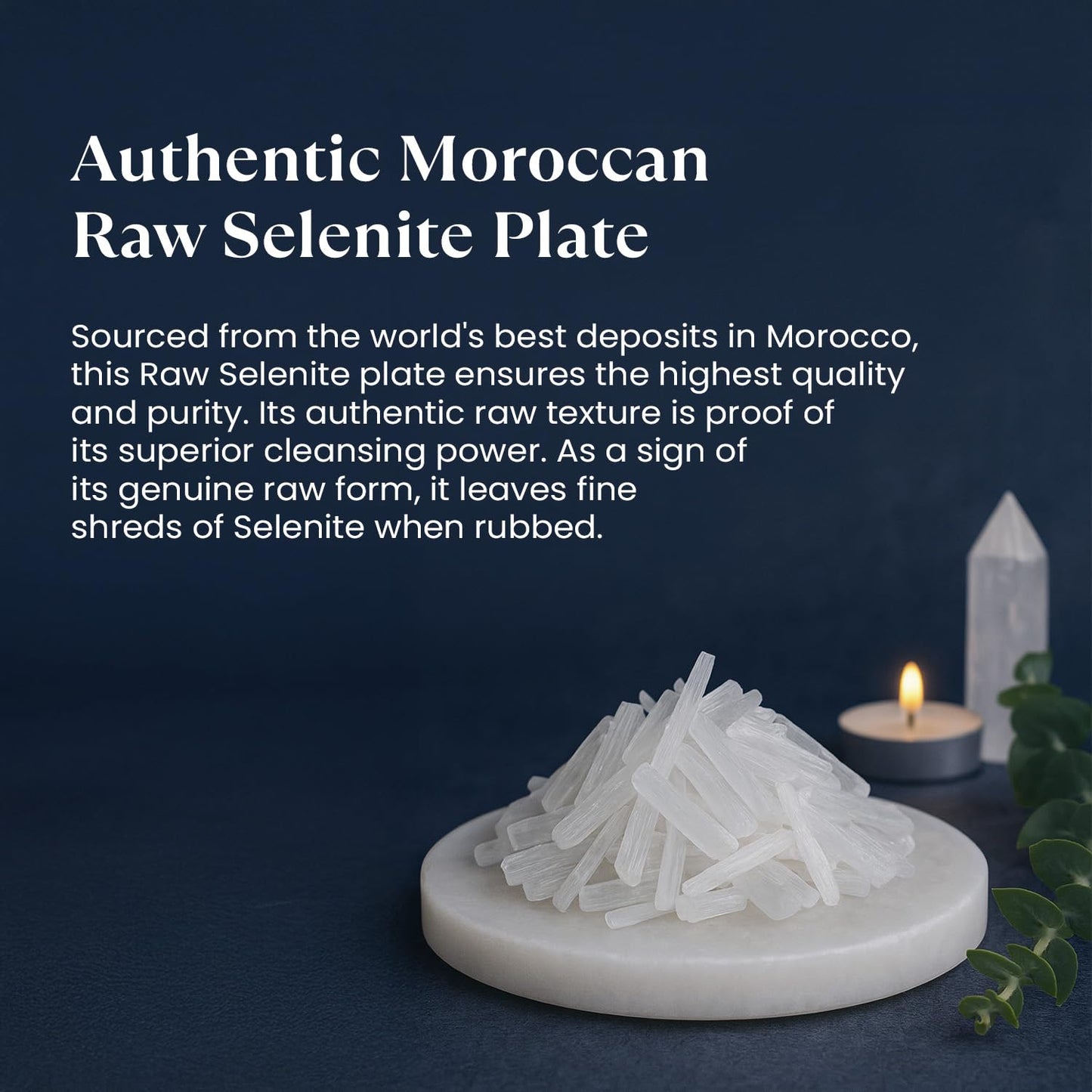 Moroccan Selenite Plate