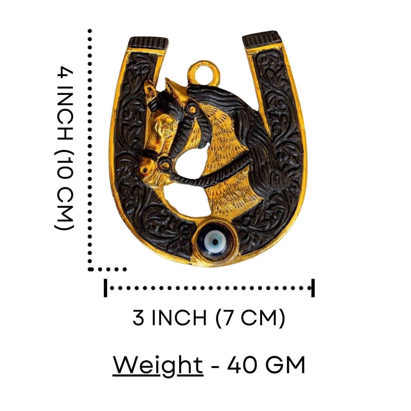 Ghode Ki Naal Nazar Battu with Evil Eye Charm