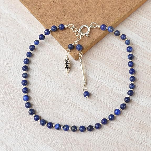 Blue Lapis Lazuli Anklet