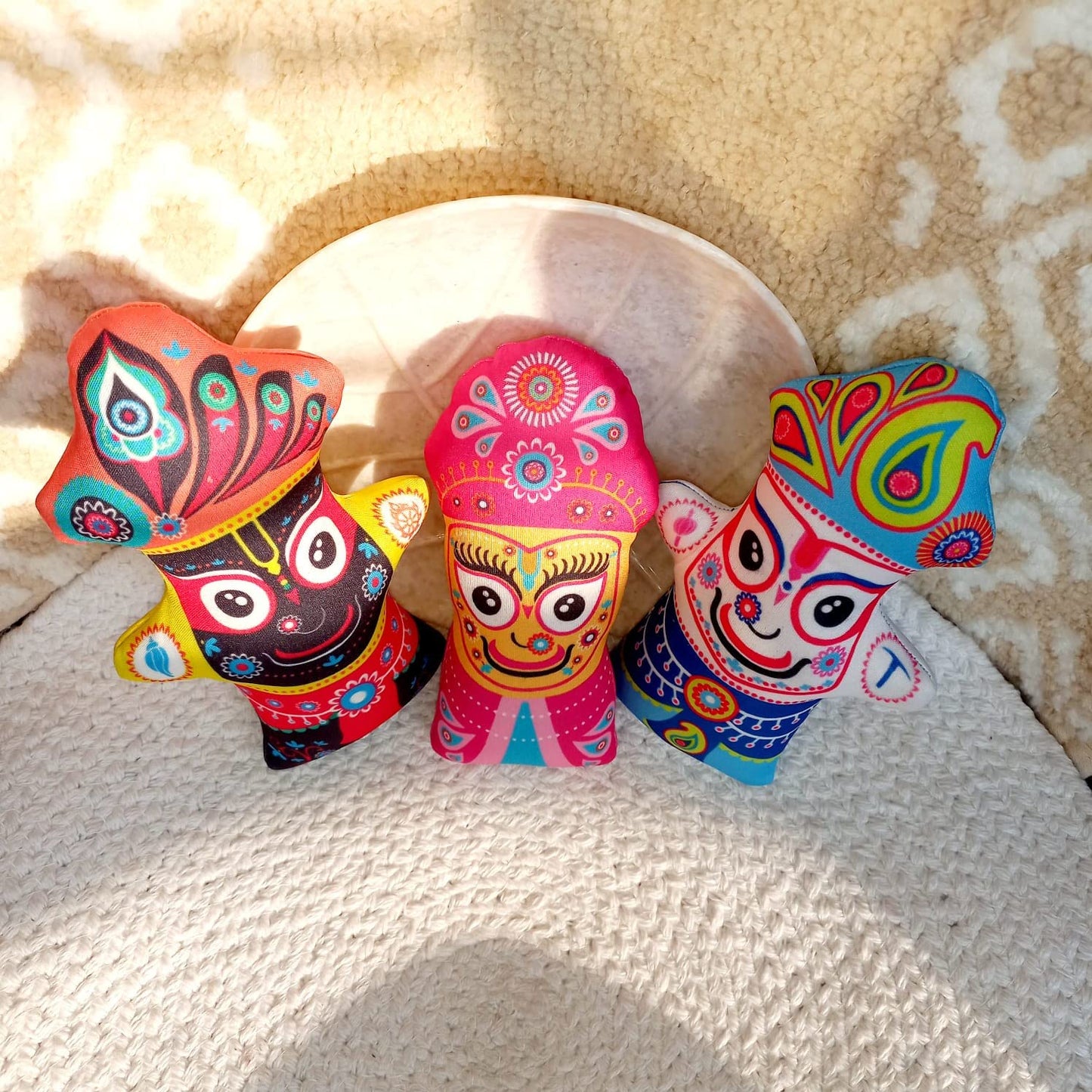 Jagannath Baldev Subhadra Soft Washable Toy Set
