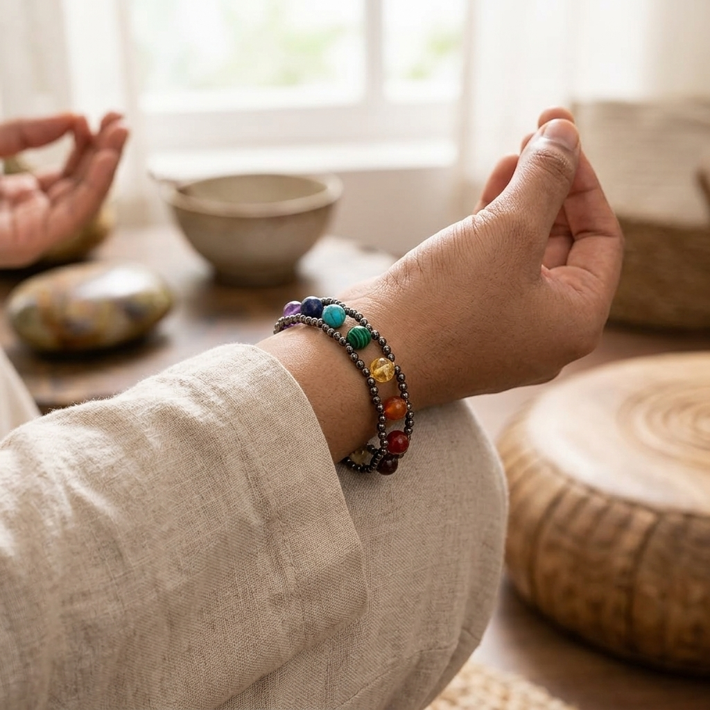Dhan Yog Crystal Bracelet – 6MM | Wear the Energy of Wealth, Luck & Abundance