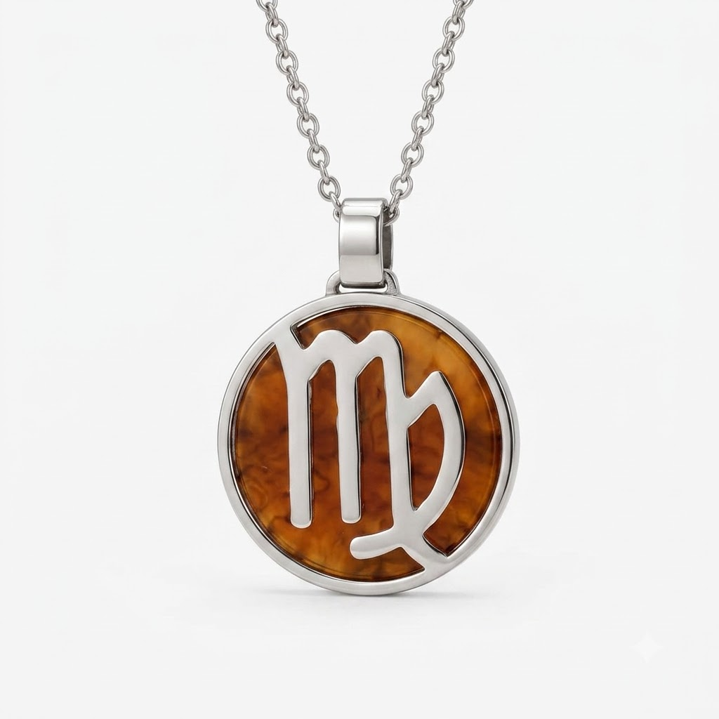 Virgo Zodiac Pendant | Mental Clarity, Focus and Confidence Crystal Pendant