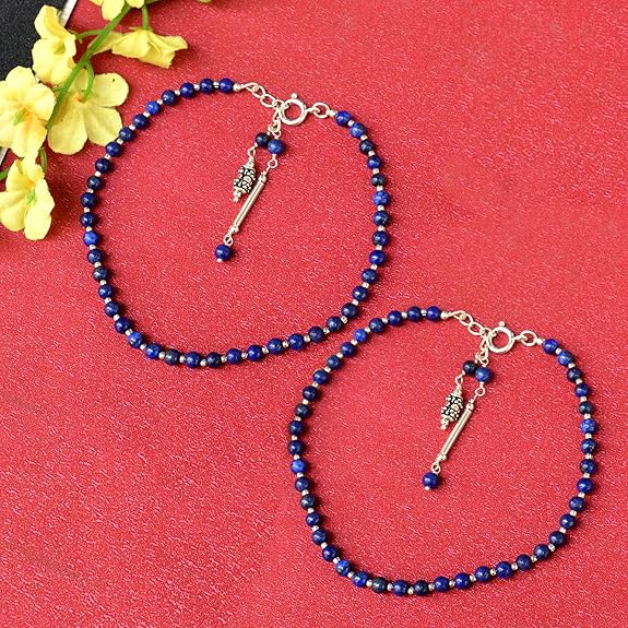 Blue Lapis Lazuli Anklet