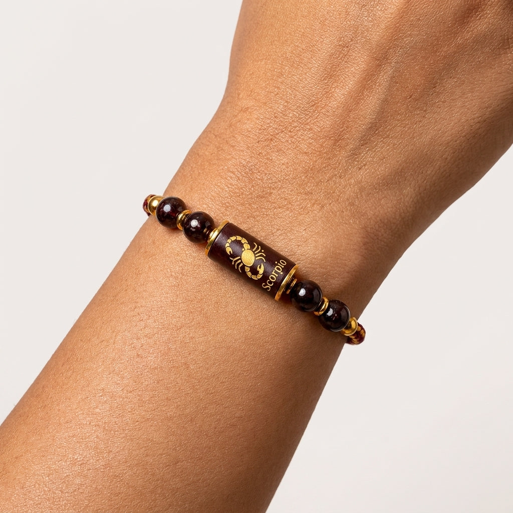 Scorpio Rashi Rakhi | Garnet