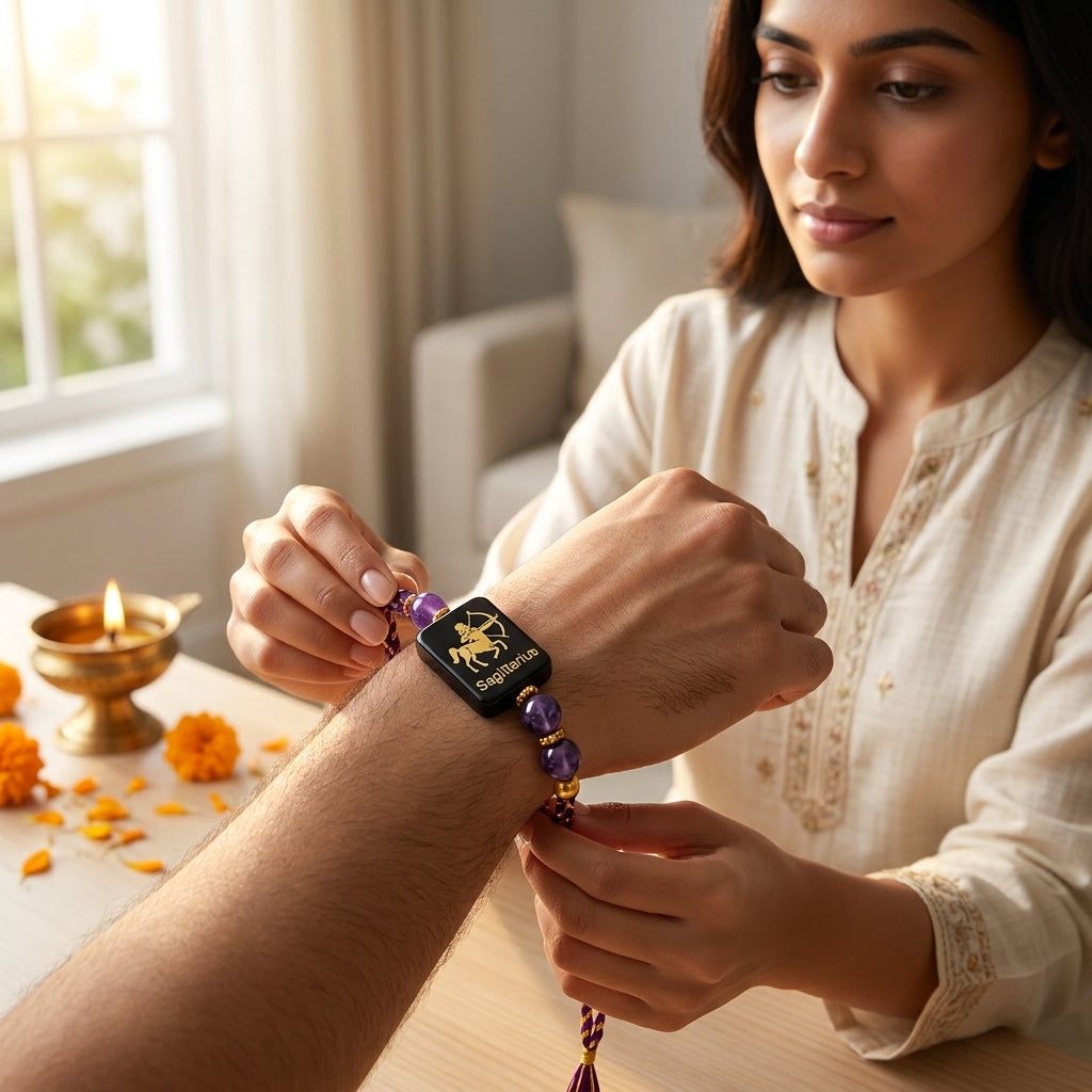 Sagittarius Rashi Rakhi | Amethyst