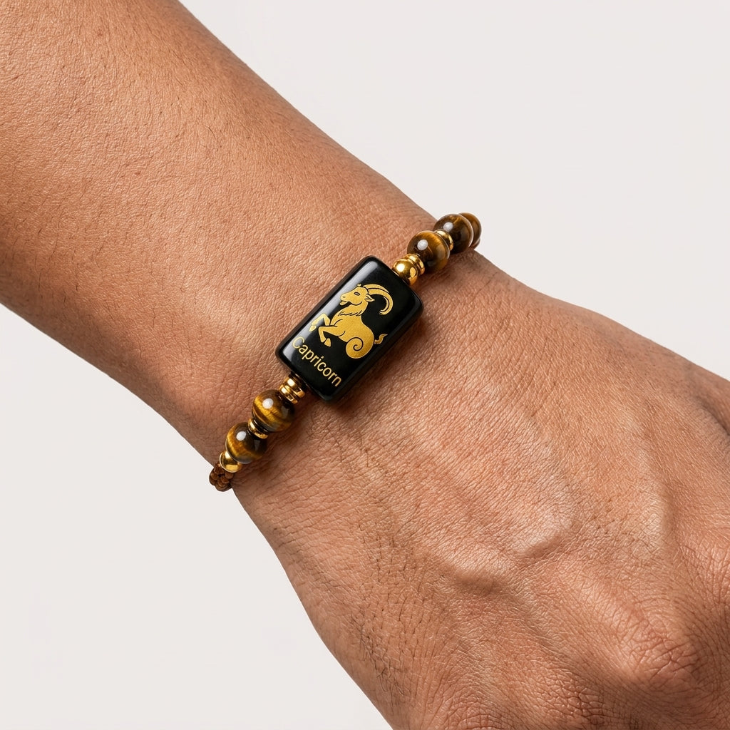 Capricorn Rashi Rakhi | Tiger Eye