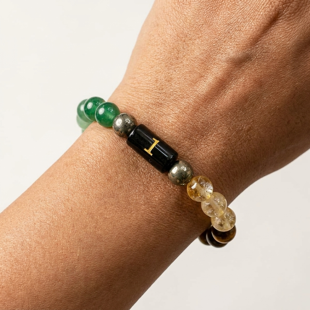 Mulank 1 Crystal Bracelet for Leadership, Confidence & Success