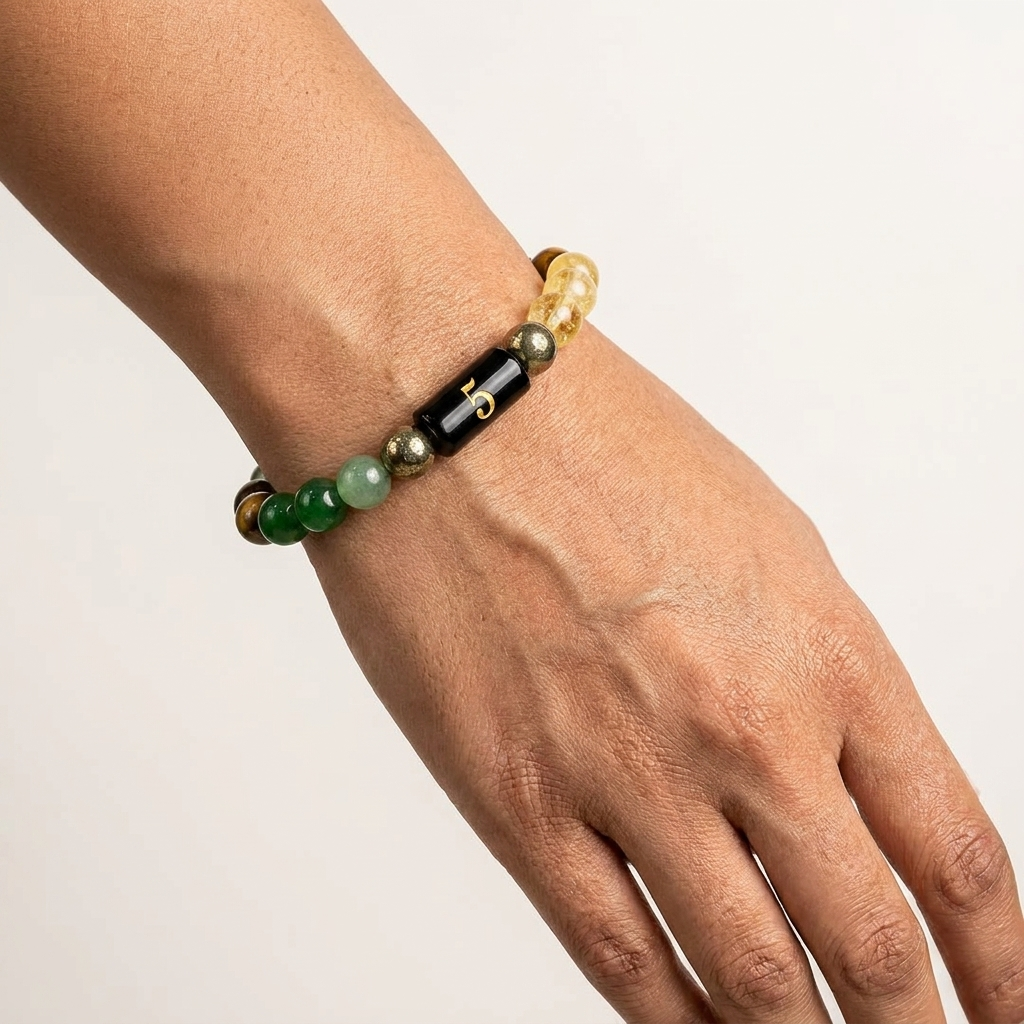 Mulank 5 Bracelet –Freedom, Confidence & Success