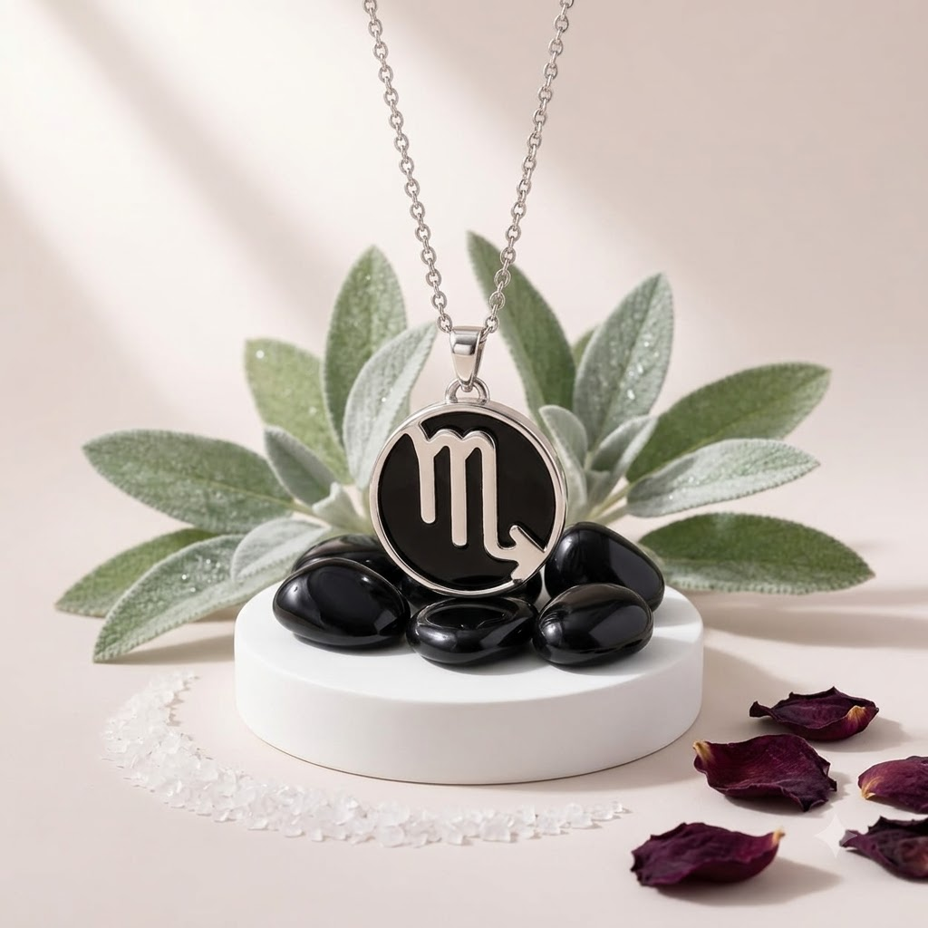 Scorpio Zodiac Pendant | Emotional Healing, Protection & Inner Strength Necklace