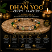 Dhan Yog Crystal Bracelet – 6MM | Wear the Energy of Wealth, Luck & Abundance
