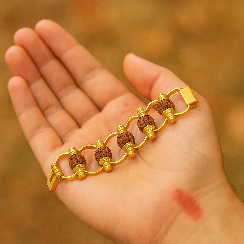 5 Mukhi Rudraksha Bracelet