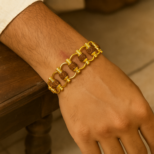 5 Mukhi Rudraksha Bracelet