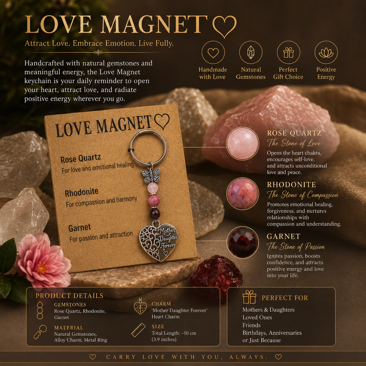Love Magnet Keychain