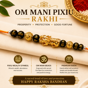 Om Mani Pixiu Rakhi | Prosperity, Protection & Good Fortune