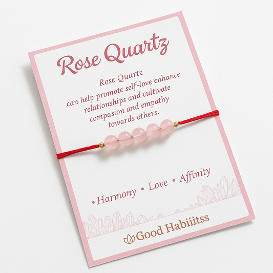 Rose Quartz Healing Rakhi