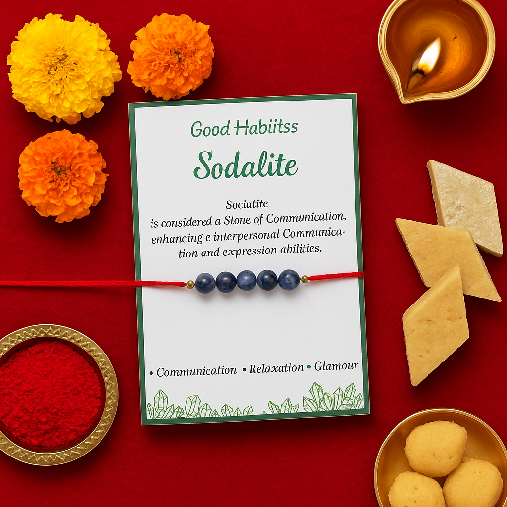 Sodalite Healing Rakhi