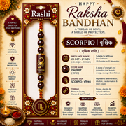 Scorpio Rashi Rakhi | Garnet