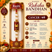 Cancer Rashi Rakhi | Pearl (Moti)