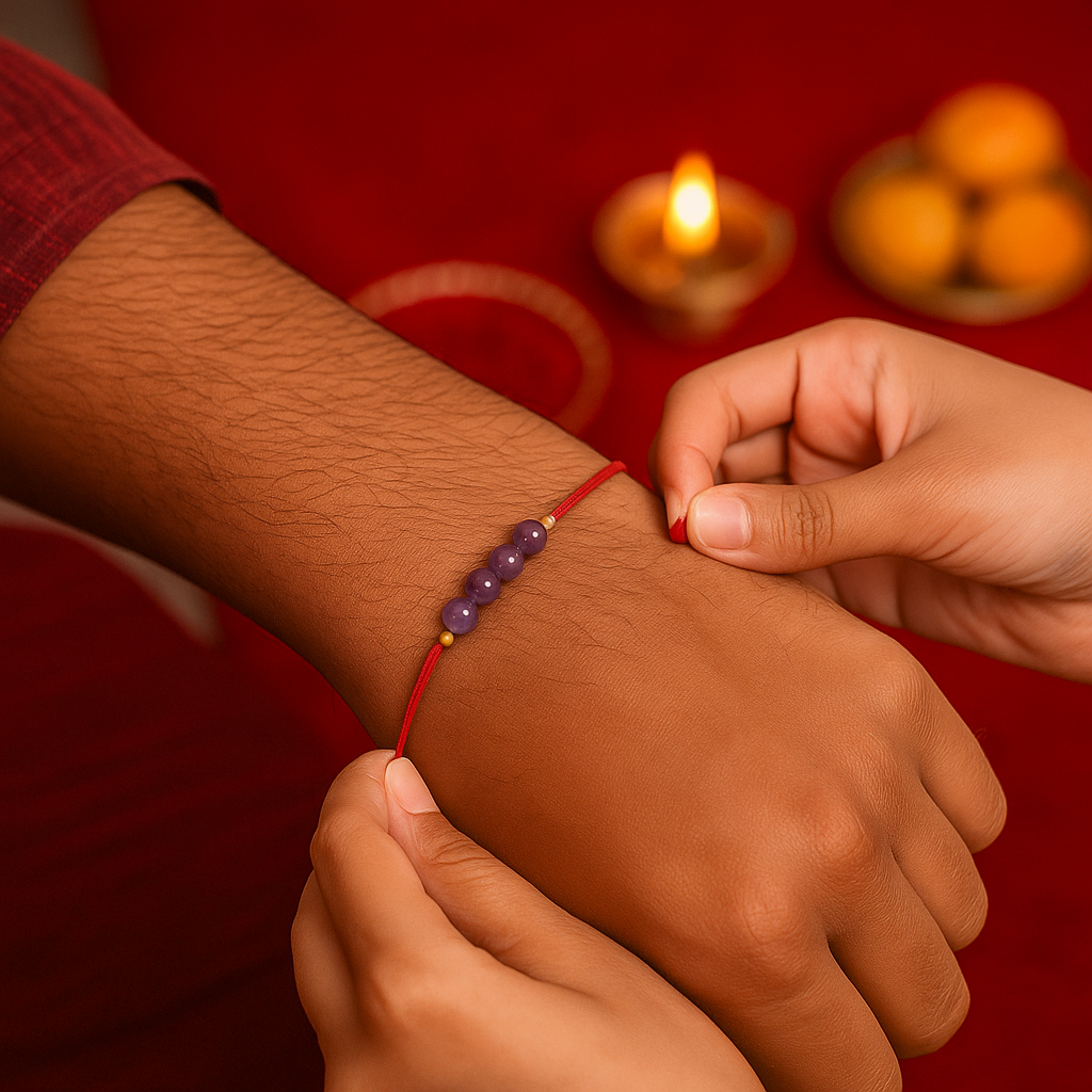 Amethyst Healing Rakhi