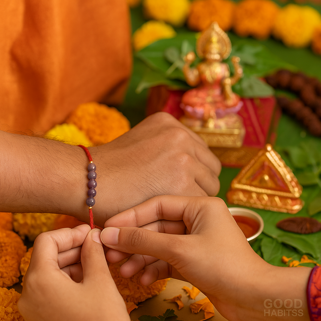 Amethyst Healing Rakhi