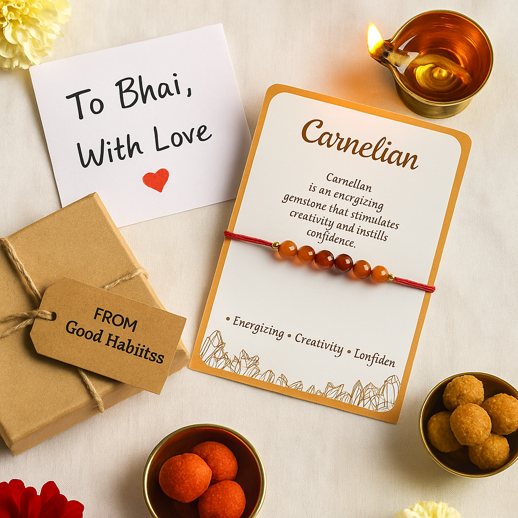 Carnelian Healing Crystal Rakhi