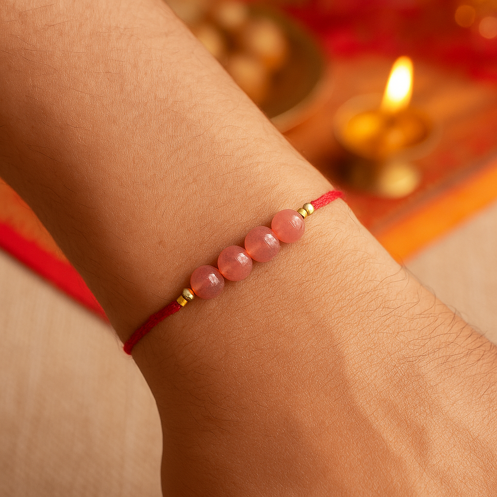 Amazonite Healing Rakhi