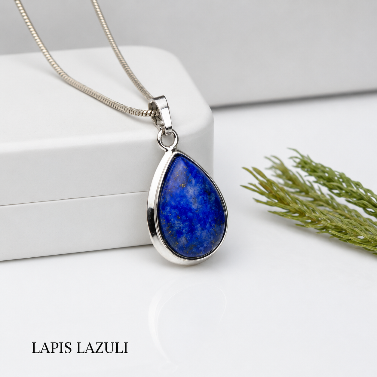 Lapis Lazuli Teardrop Pendant