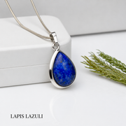 Lapis Lazuli Teardrop Pendant