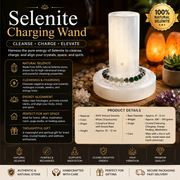 Selenite Charging Wand