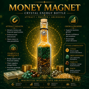 Money Magnet Crystal Energy Bottle