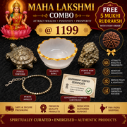 Maha Lakshmi Combo (FREE 5 Mukhi Rudraksh )