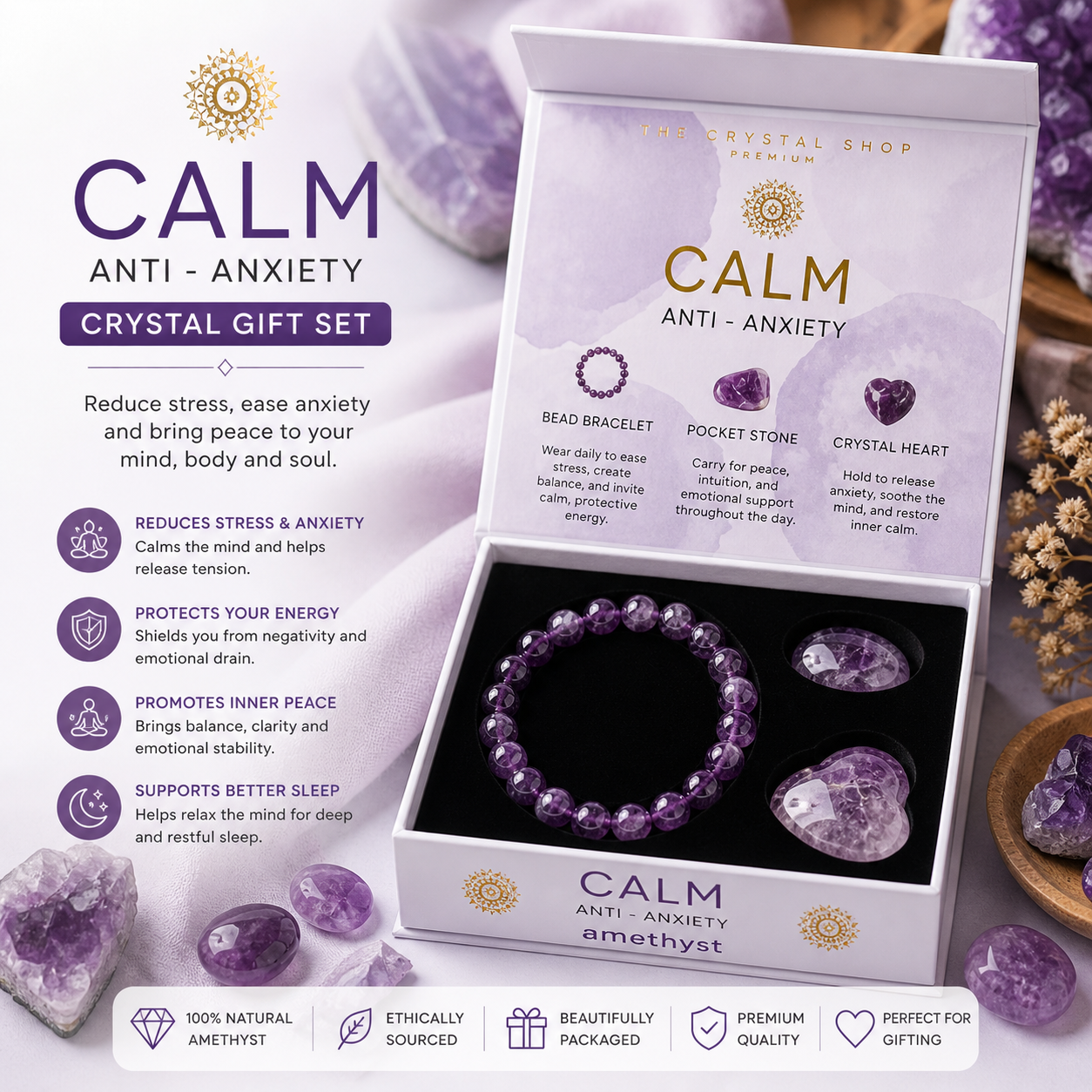 Calm Amethyst Healing