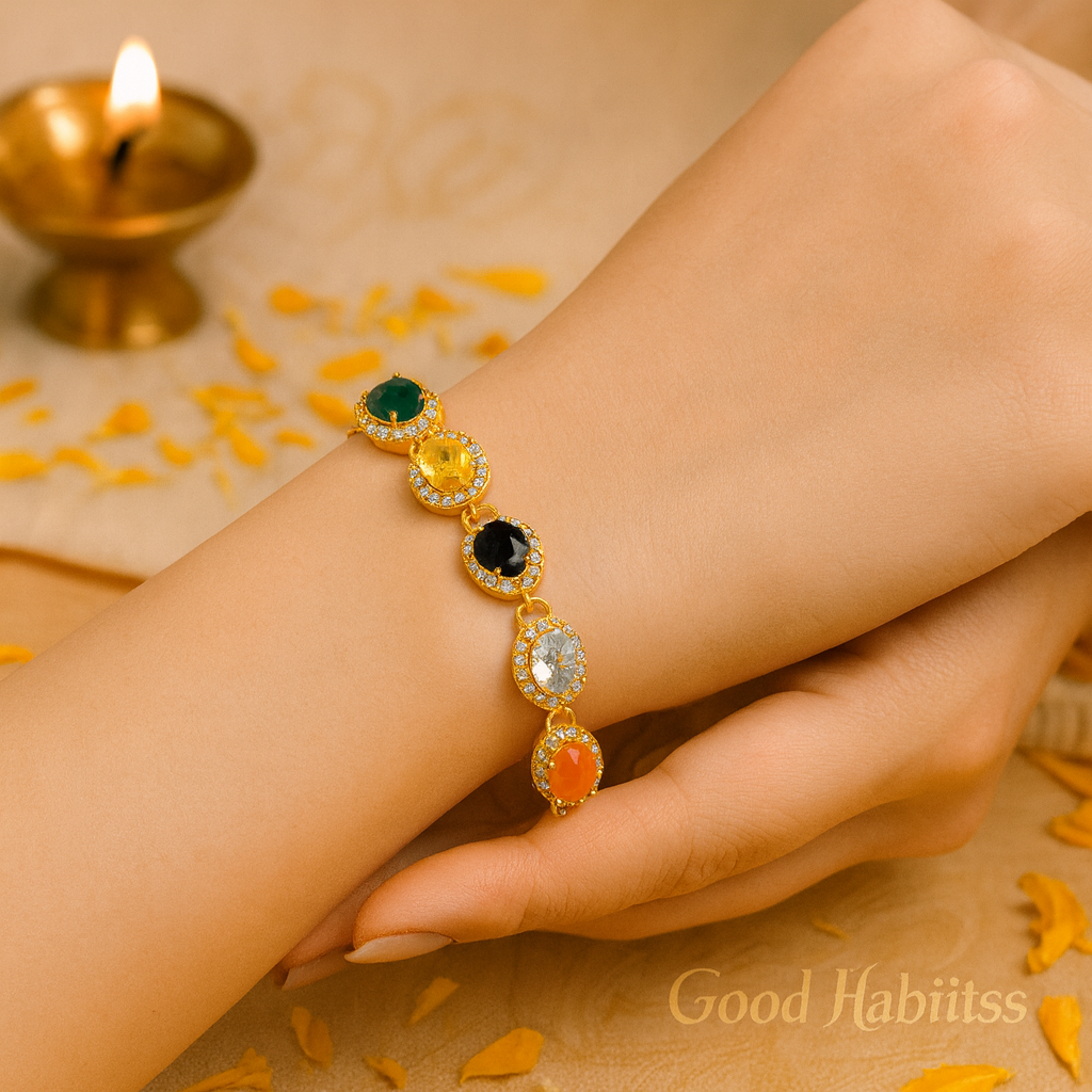 Navratna Bracelet –   9 Planets, 9 Powers!
