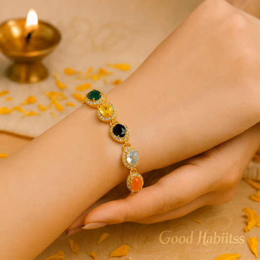 Navratna Bracelet –   9 Planets, 9 Powers!