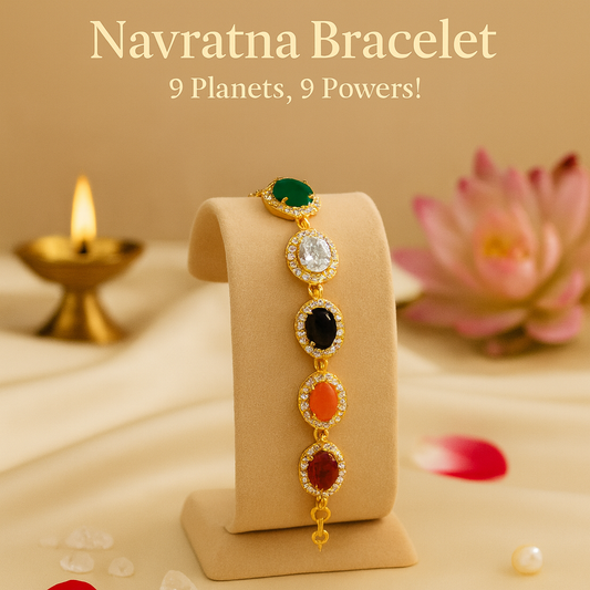 Navratna Bracelet –   9 Planets, 9 Powers!