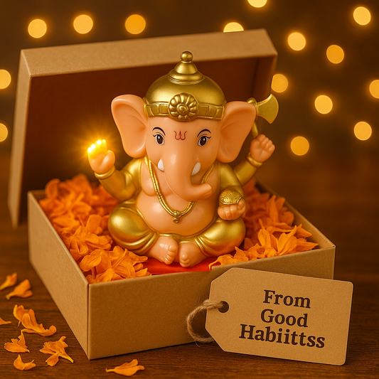 Solar Powered Lord Ganesh ji Moving Hand