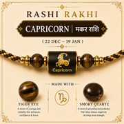 Capricorn Rashi Rakhi | Tiger Eye
