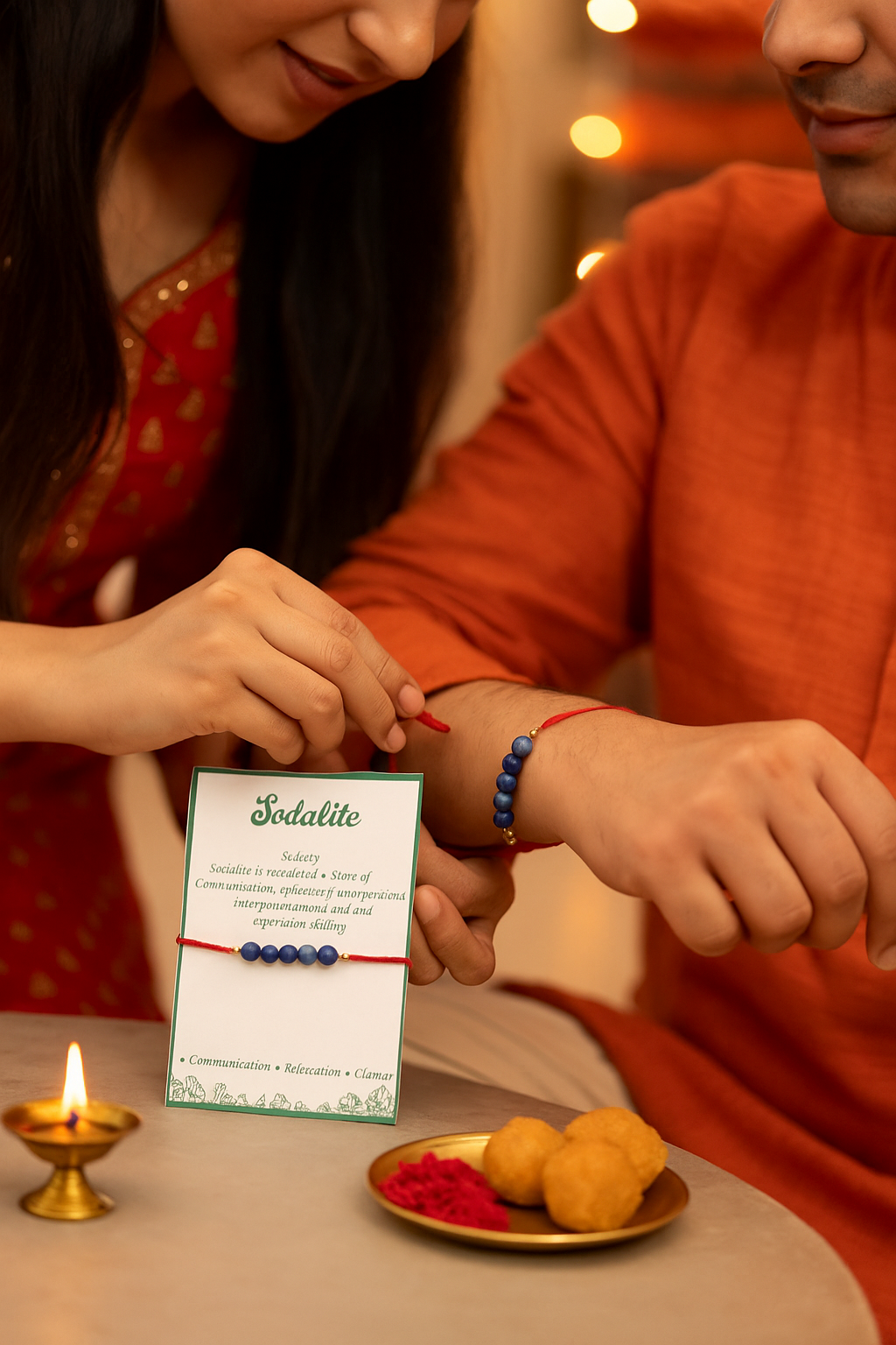 Sodalite Healing Rakhi