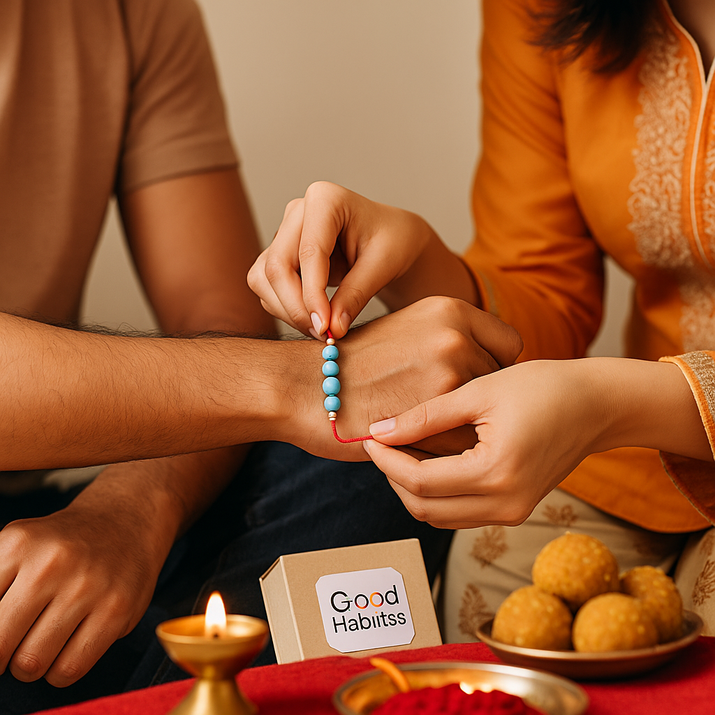 Turquoise Healing Rakhi