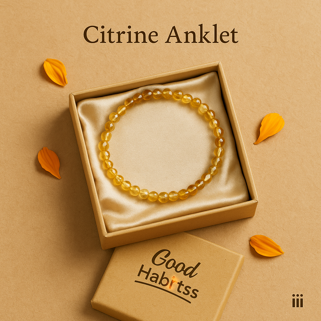 Citrine Anklet