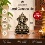Pyrite Bal Ganesh Ji Idol, 3 Inch