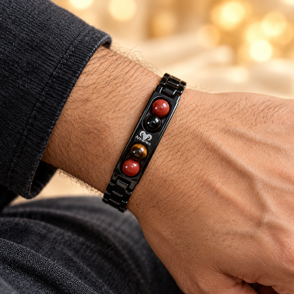 Bracelet worn on wrist close-up