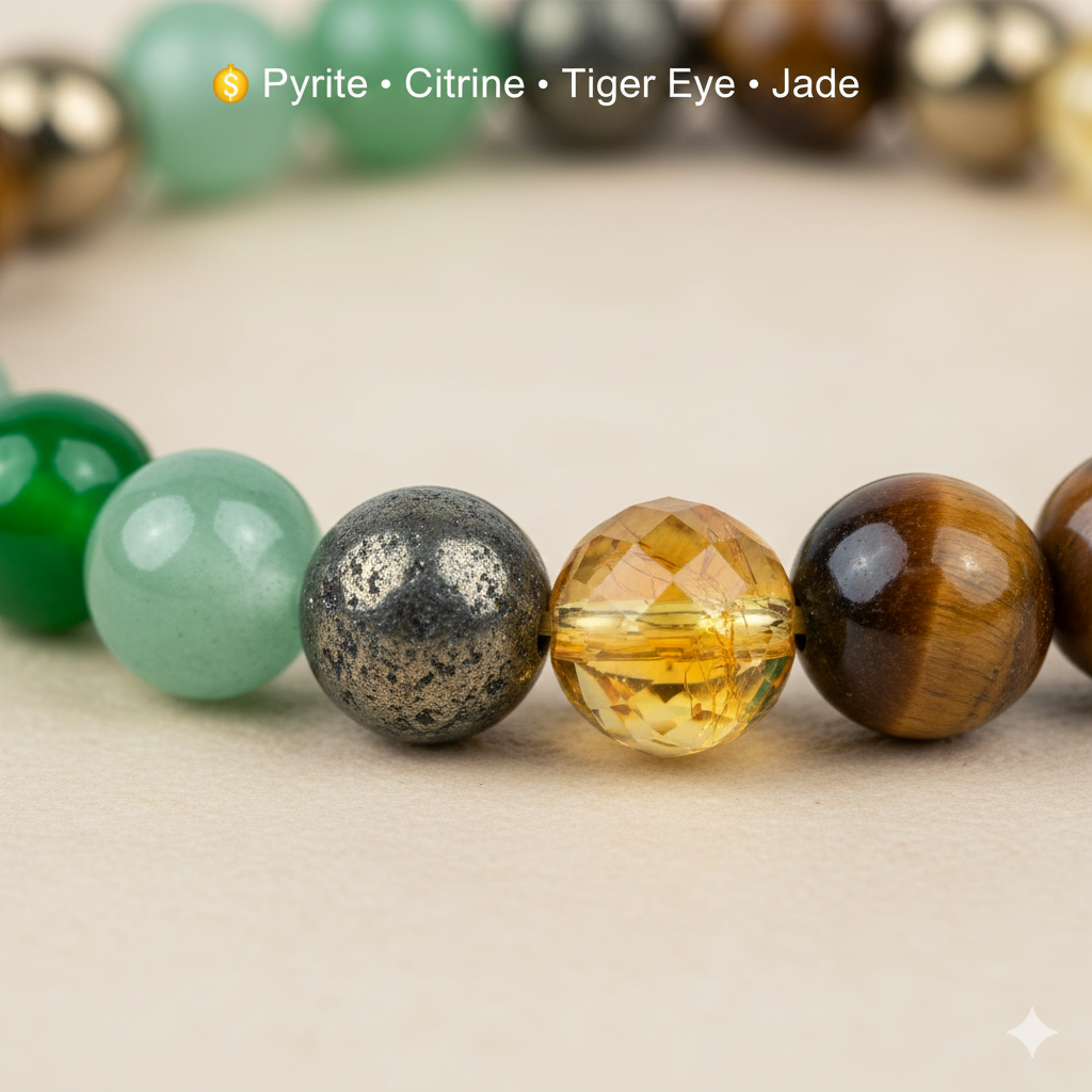 Dhan Yog Bracelet I FREE Selenite Charging Plate I Certificate of Authenticity