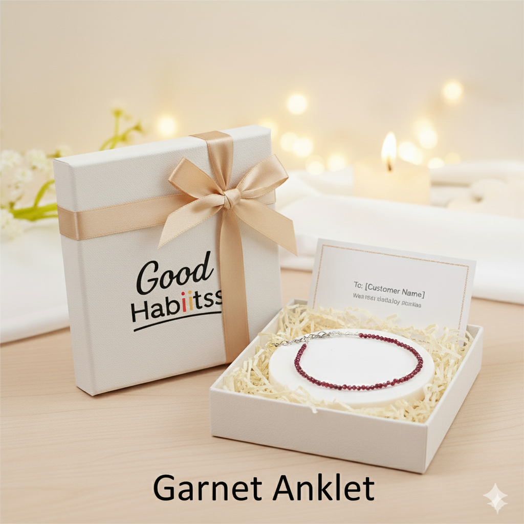 Garnet Anklet