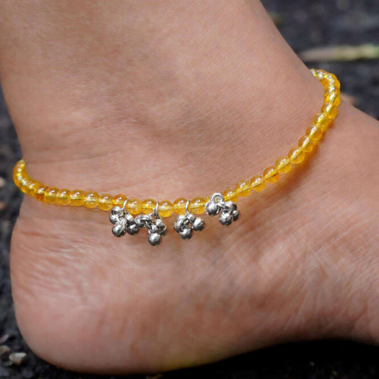 Citrine Anklet