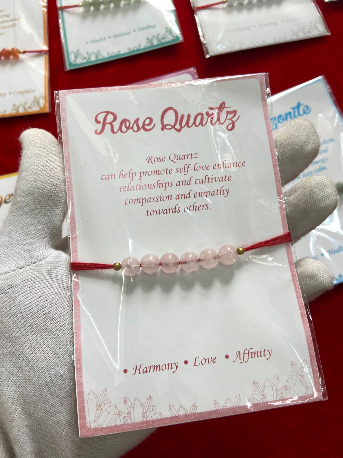 Rose Quartz Healing Rakhi