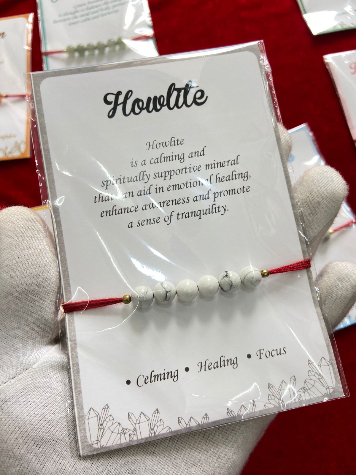 Howlite Healing Rakhi