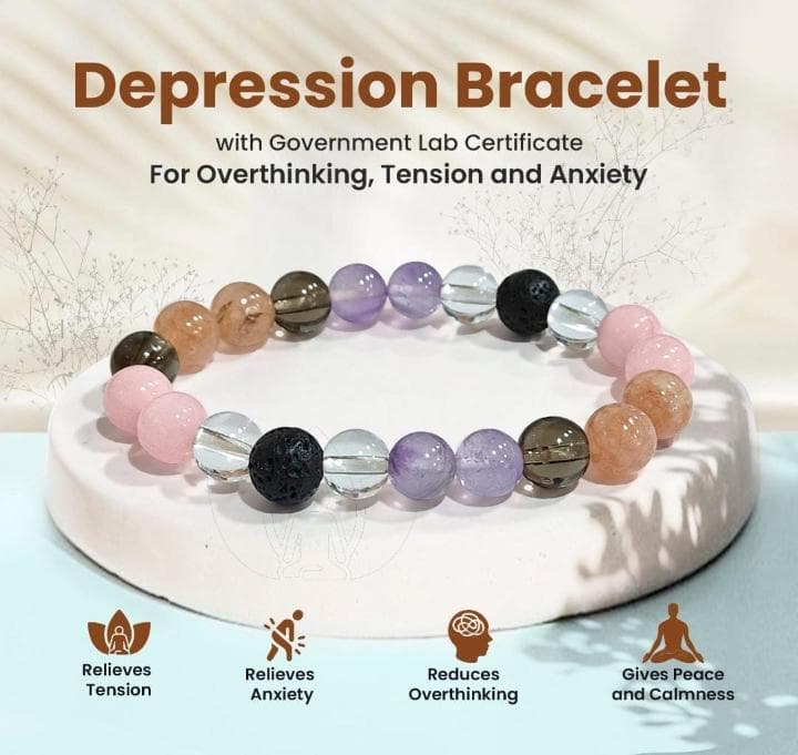 Depression Healing Bracelet (8 MM)